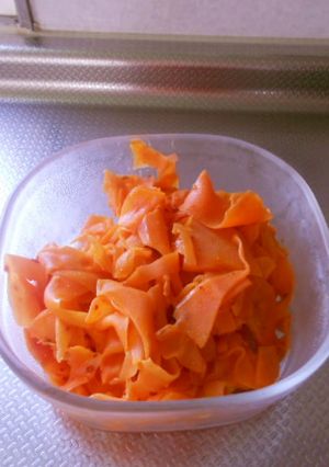 人参と食べるラー油サラダ-レシピのメイン写真