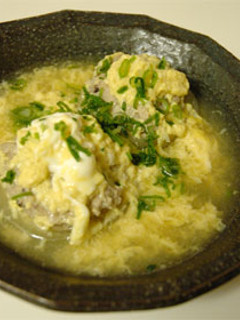 鶏団子のオニオン詰め 卵あんかけ-レシピのメイン写真