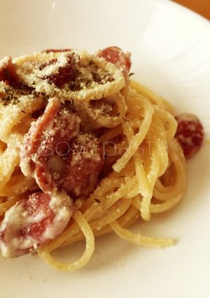 豆乳クリームパスタ-レシピのメイン写真