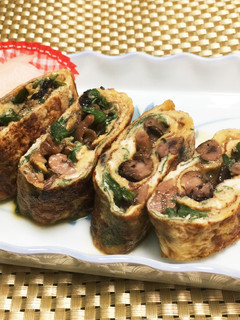 鰻肝焼きの卵焼き-レシピのメイン写真