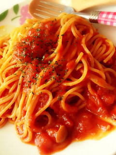 簡単トマトパスタ-レシピのメイン写真