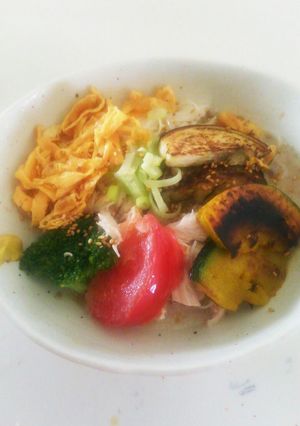 簡単!夏にぴったりバンバンジー風そうめん-レシピのメイン写真