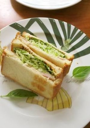 沼さん風サンド　バジル入り♪-レシピのメイン写真