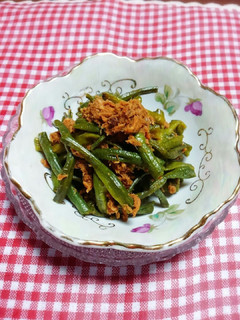 十六ささげのマグロフレーク煮-レシピのメイン写真