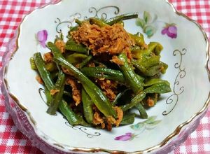 十六ささげのマグロフレーク煮-レシピのメイン写真