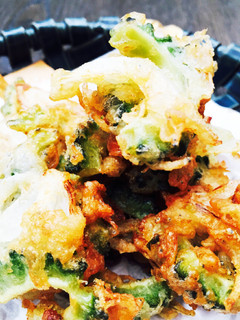 ビールが進む!ゴーヤのかき揚げ-レシピのメイン写真