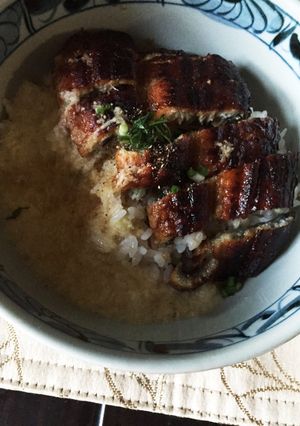 【夏疲解消】禁断の鰻梅とろろ丼-レシピのメイン写真