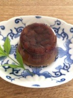 麦茶と甘納豆でひんやり和スイーツ♪-レシピのメイン写真