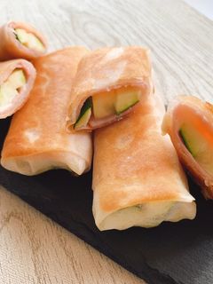 巻くだけズッキーニ春巻き-レシピのメイン写真