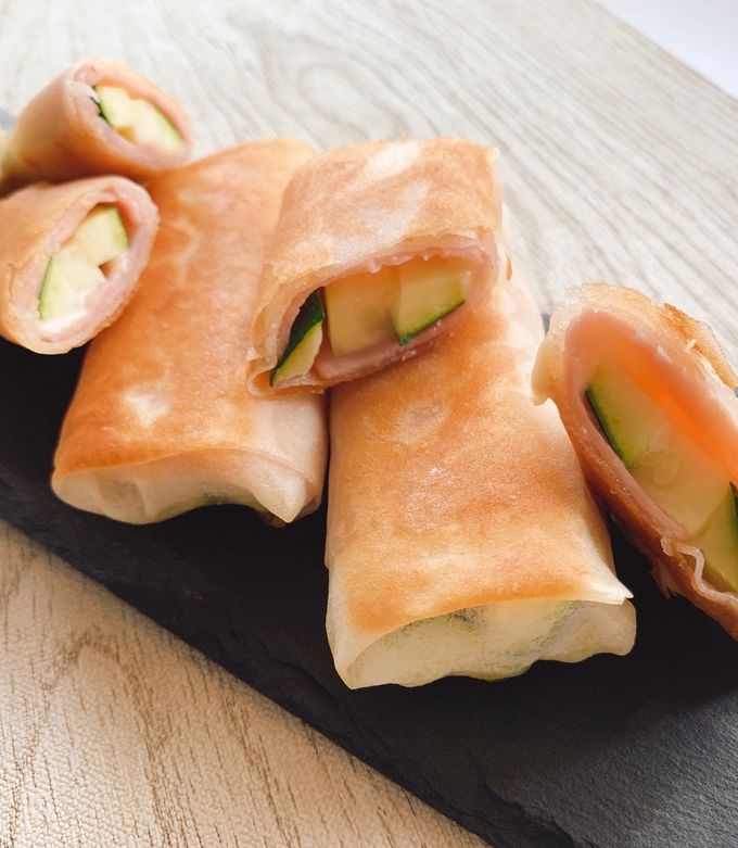 巻くだけズッキーニ春巻き by SAYURI1024 【クックパッド】 簡単