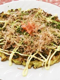 桜えびと春キャベツのお好み焼き-レシピのメイン写真