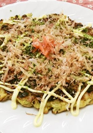 桜えびと春キャベツのお好み焼き-レシピのメイン写真