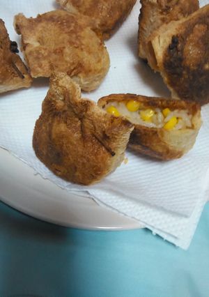 油揚げの中にご飯？！-レシピのメイン写真
