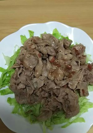 豚肉の梅しょうゆ炒め-レシピのメイン写真