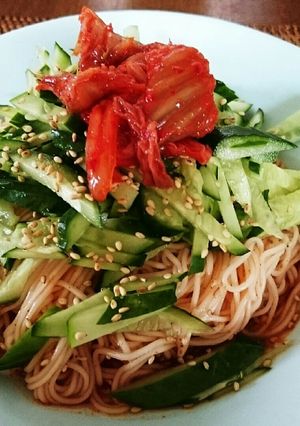 簡単!素麺でビビン麺♥-レシピのメイン写真