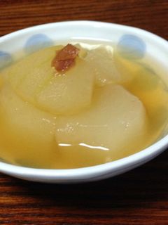 冬瓜の梅煮-レシピのメイン写真