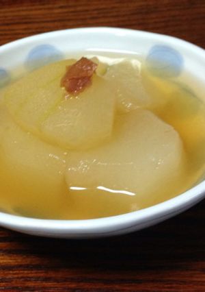 冬瓜の梅煮-レシピのメイン写真