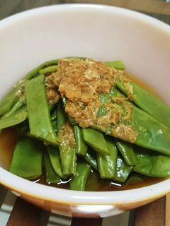 モロッコインゲンと鰹節の煮物-レシピのメイン写真