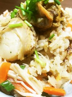 ホタテバターの炊き込みご飯-レシピのメイン写真