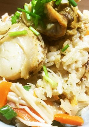 ホタテバターの炊き込みご飯-レシピのメイン写真