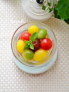 アイスの実?カラフルミニトマトのマリネ-レシピのメイン写真