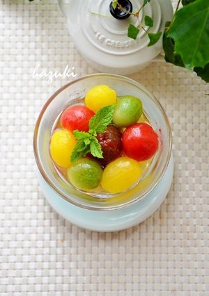 アイスの実？カラフルミニトマトのマリネ-レシピのメイン写真
