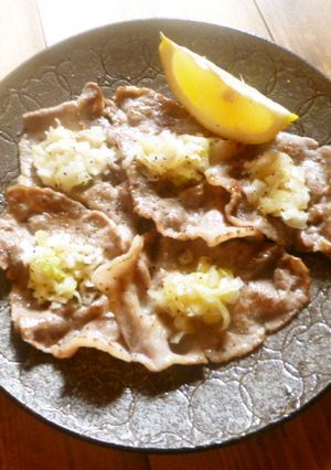 豚肉のねぎ塩のっけ♪-レシピのメイン写真