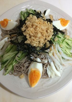 夏〜〜冷しタヌキ蕎麦-レシピのメイン写真