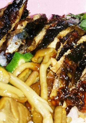 丑の日コストコさんまの蒲焼きでネバ混ぜ丼-レシピのメイン写真