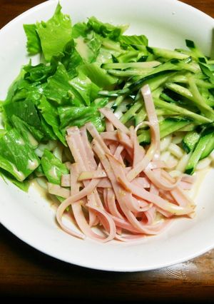 【簡単】サラダうどん-レシピのメイン写真