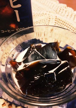 紙パックで作る☆たっぷりコーヒーゼリー-レシピのメイン写真