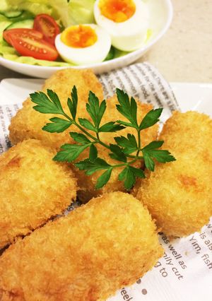 ベーコン＆チーズのポテトコロッケ♬-レシピのメイン写真
