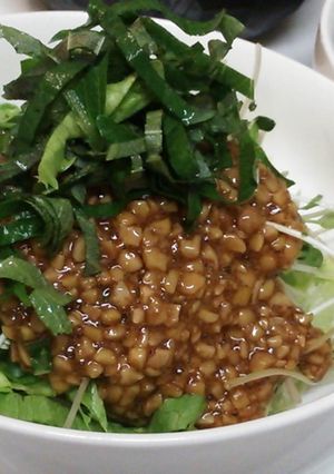 サラダに!!パスタに!!納豆ドレッシング-レシピのメイン写真