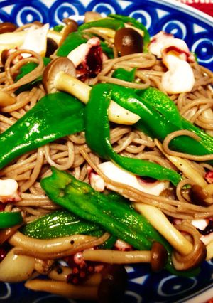 そばパスタ-レシピのメイン写真