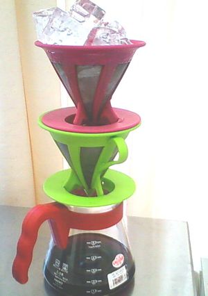 氷出しアイスコーヒー　ドリッパー2つ使用-レシピのメイン写真