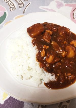 ゴロッとシーチキンのココトマカレー-レシピのメイン写真
