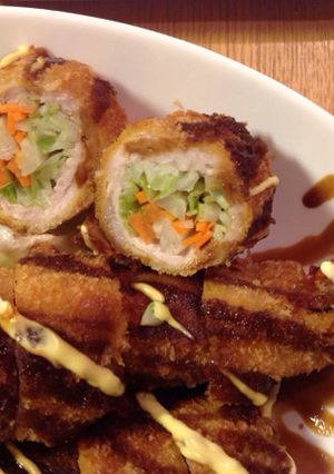 豚肉野菜巻きカツ-レシピのメイン写真