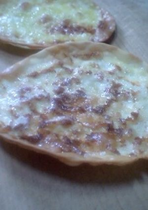 ピザ?味付け餃子の皮-レシピのメイン写真