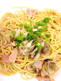 ☆簡単☆舞茸とベーコンのたらこパスタ-レシピのメイン写真