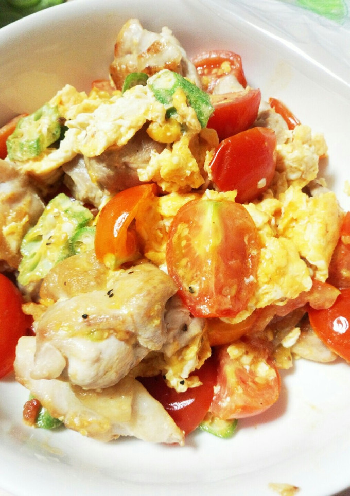 鶏もも肉のとまたまマヨ炒め-レシピのメイン写真