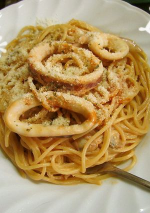 イカとアサリのスパゲティ-レシピのメイン写真