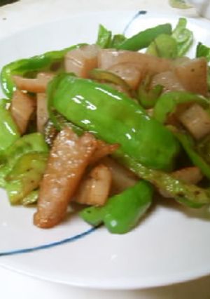 こんにゃくとピーマンのにんにく醤油炒め-レシピのメイン写真