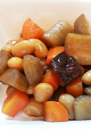 ＊簡単！大豆コロコロきんぴらごぼう＊-レシピのメイン写真