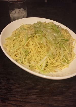 超簡単！飲みの閉めに最適！な葱そば-レシピのメイン写真