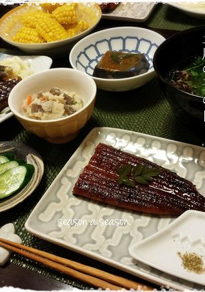 【魚料理】グリルで丁寧に焼いた鰻の蒲焼き-レシピのメイン写真