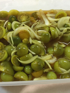 青いトマトのピクルス-レシピのメイン写真