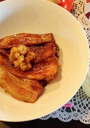 ベーコンとロブスターの蒲焼丼♡お茶漬け風-レシピのメイン写真