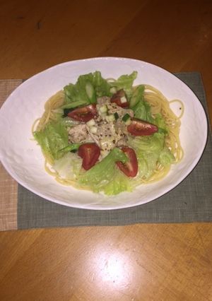 ハニーマスタード冷しゃぶパスタ-レシピのメイン写真