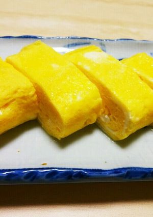 朝食やお弁当に!ふわふわミルク卵焼き-レシピのメイン写真