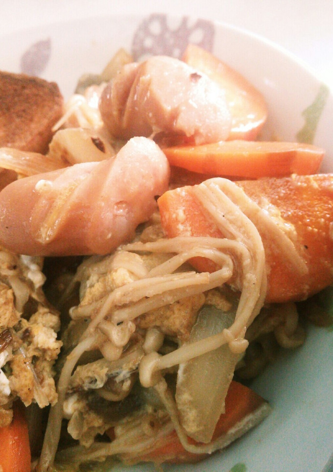ウインナーと野菜の玉子炒め♪-レシピのメイン写真